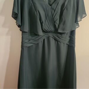 JJs House Dark Green Mini Dress